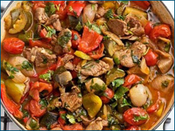 Армянское блюдо из тушеной баранины с овощами - Рецепты Армянской Кухни
