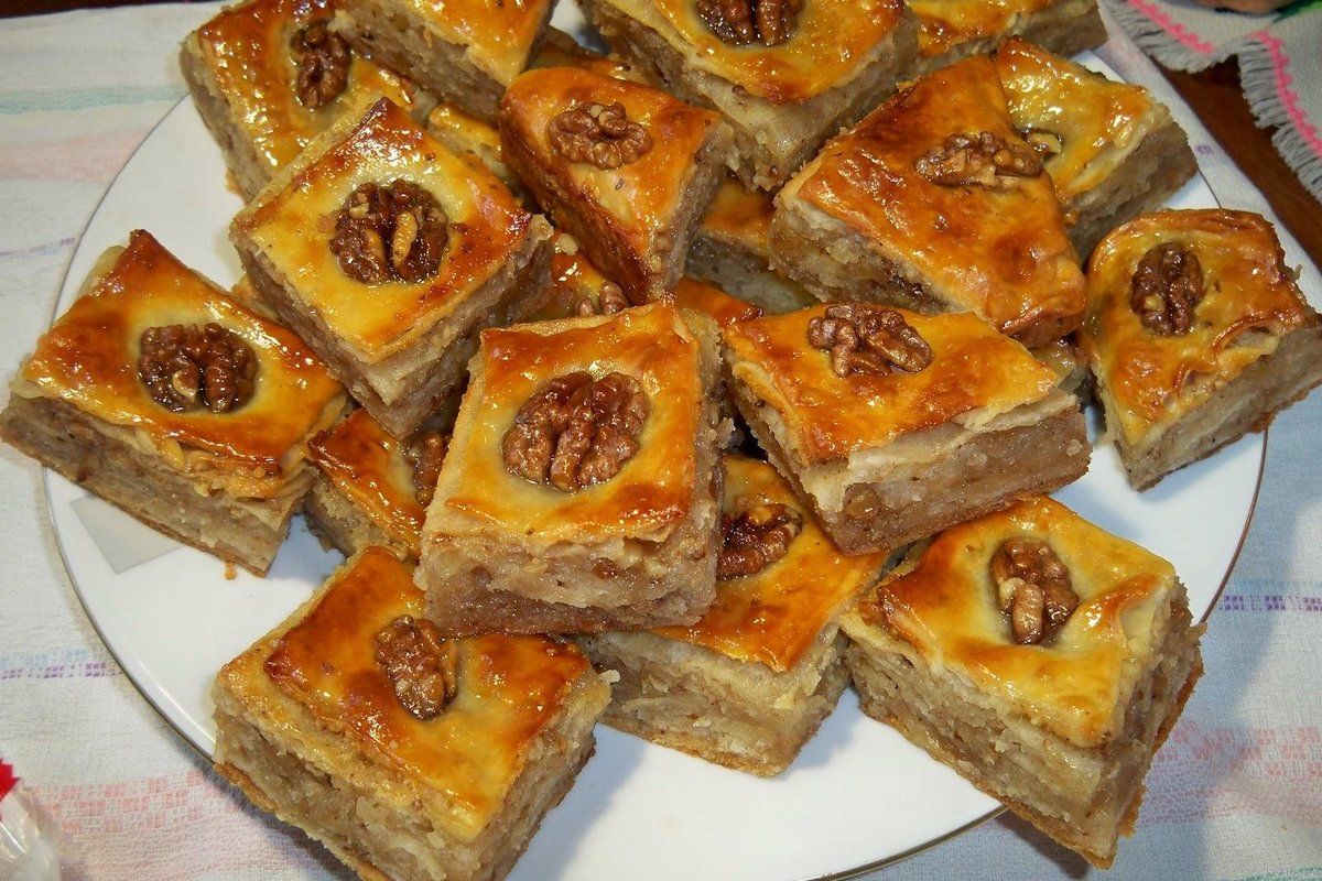 Домашний рецепт Армянской мучной сладости с орехом - Рецепты Армянской Кухни