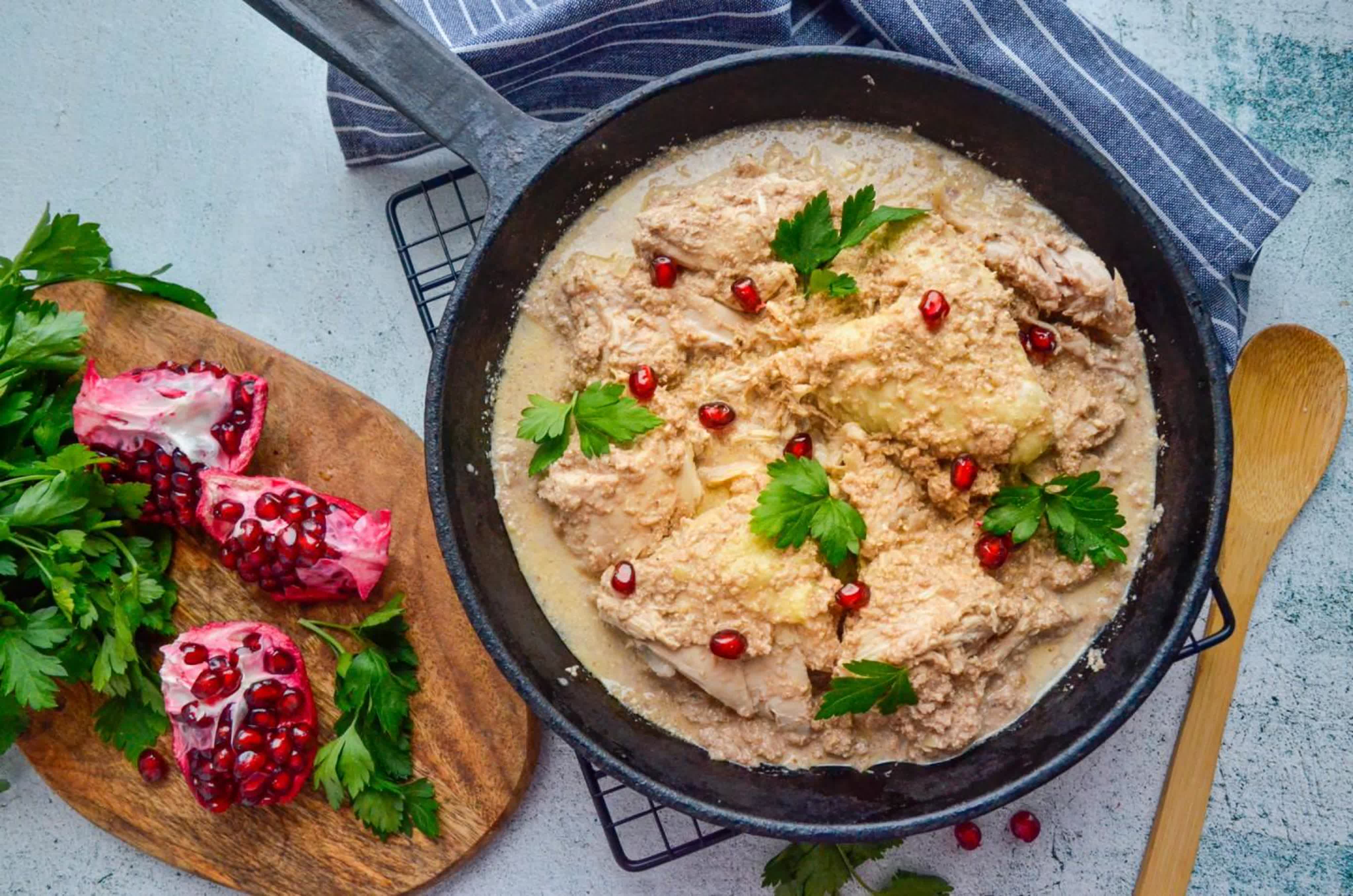 Острый ореховый соус Бажи по-Грузински - Рецепты Кавказской Кухни