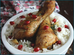 Курица под сметанным соусом - Рецепты Осетинской кухни